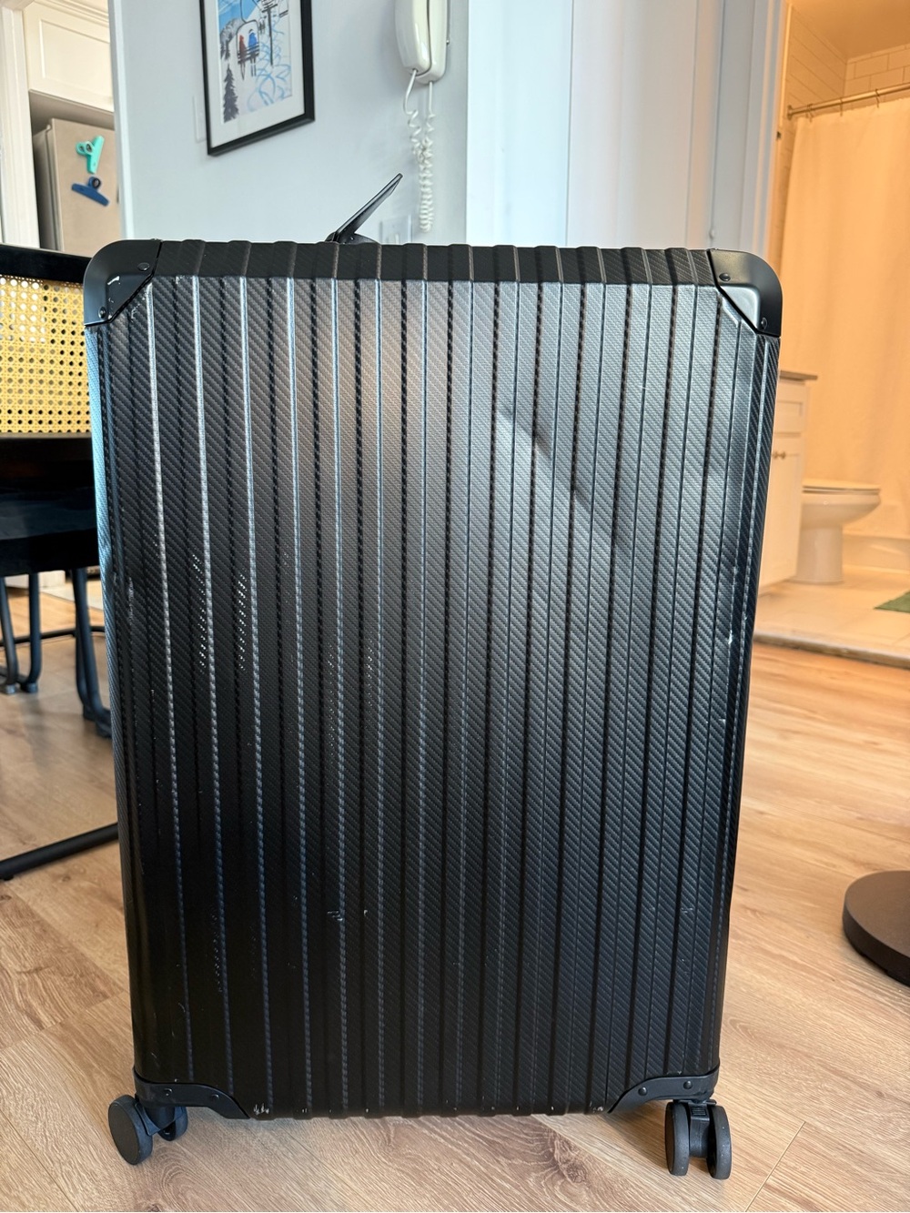 Black MVST Aluminum Suitcase